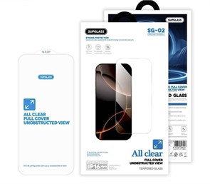 Защитное стекло для iPhone 13 | 13 Pro | 14 | 16е Supglass SG-02 Clear Защитное стекло для iPhone 13 | 13 Pro | 14 | 16е Supglass SG-02 Clear