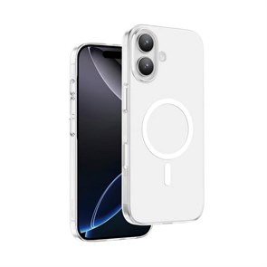 Чехол для iPhone 17 Keephone X-Crystal Ultra Slim MagSafe Прозрачный Чехол для iPhone 17 Keephone X-Crystal Ultra Slim MagSafe Прозрачный