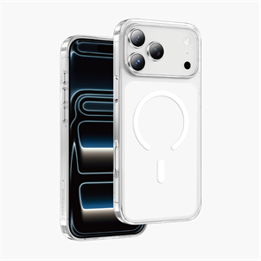 Чехол для iPhone 17 Pro Keephone X-Crystal Ultra Slim MagSafe Прозрачный Чехол для iPhone 17 Pro Keephone X-Crystal Ultra Slim MagSafe Прозрачный