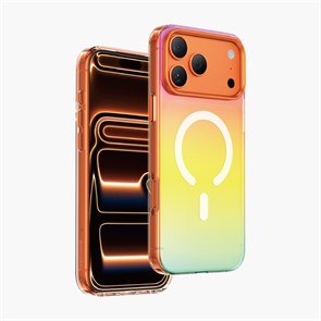 Чехол для iPhone 17 Pro Max Keephone Rainbow Orange MagSafe Хамелеон Чехол для iPhone 17 Pro Max Keephone Rainbow Orange MagSafe Хамелеон
