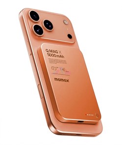 Внешний аккумулятор Momax Q.Mag X 5000 mAh15w Orange Ultra Slim Внешний аккумулятор Momax Q.Mag X 5000 mAh15w Orange Ultra Slim