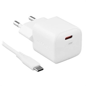 Адаптер питания AceFast A73 1xUSB-C мощностью 20 Вт White Адаптер питания AceFast A73 1xUSB-C мощностью 20 Вт White