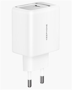 Адаптер питания Keephone Booster Type-C мощностью 20 Вт White Адаптер питания Keephone Booster Type-C мощностью 20 Вт White