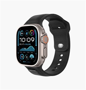 Ремешок для Apple Watch 42 | 44 | 45 | 46 | 49 Keephone Terrus Чёрный Ремешок для Apple Watch 42 | 44 | 45 | 46 | 49 Keephone Terrus Чёрный