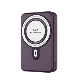 Внешний аккумулятор Keephone Snap Power (с подставкой) 5000 mAh Фиолетовый Внешний аккумулятор Keephone Snap Power (с подставкой) 5000 mAh Фиолетовый