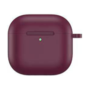 Чехол для Airpods 4 Gurdini Silicon бордовый Чехол для Airpods 4 Gurdini Silicon бордовый