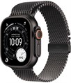 Часы Apple Watch Ultra 3 GPS 49 мм, корпус черный титан (Black Titanium), миланский сетчатый браслет, цвет: черный титан, размер: S 2830705