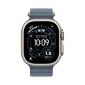 Часы Apple Watch Ultra 3 GPS 49 мм, корпус натуральный титан (Natural Titanium), ремешок Ocean, цвет: якорный синий (Anchor Blue) 2830679