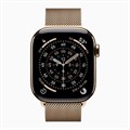 Часы Apple Watch Series 11 42 мм, корпус титан золотой (Gold Titanium), миланский сетчатый браслет, цвет: золотой (Gold) 2830684