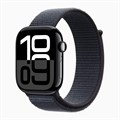 Часы Apple Watch Series 10 42 мм, корпус алюминий черный (Black Aluminium), ремешок Sport Loop, цвет: чернильный (Ink) 2097475