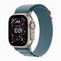 Часы Apple Watch Ultra 3 GPS 49 мм, корпус натуральный титан (Natural Titanium), ремешок Alpine, цвет: светло-синий (Light Blue), размер: L 2830676