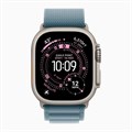 Часы Apple Watch Ultra 3 GPS 49 мм, корпус натуральный титан (Natural Titanium), ремешок Alpine, цвет: светло-синий (Light Blue), размер: L 2830676
