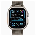 Часы Apple Watch Ultra 2 (2024) GPS 49 мм, корпус натуральный титан (Natural Titanium), миланский сетчатый браслет, цвет: натуральный титан, размер: S 2107595