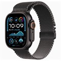 Часы Apple Watch Ultra 2 (2024) GPS 49 мм, корпус черный титан (Black Titanium), миланский сетчатый браслет, цвет: черный титан, размер: L 2107596