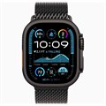Часы Apple Watch Ultra 2 (2024) GPS 49 мм, корпус черный титан (Black Titanium), миланский сетчатый браслет, цвет: черный титан, размер: S 2107589
