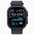 Часы Apple Watch Ultra 2 (2024) GPS 49 мм, корпус черный титан (Black Titanium), ремешок Ocean, цвет: темно-синий (Navy) 2106086