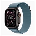 Часы Apple Watch Ultra 3 GPS 49 мм, корпус черный титан (Black Titanium), ремешок Alpine, цвет: светло-синий (Light Blue), размер: M 2857274