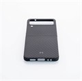 Чехол Magssory для Samsung Galaxy Z Flip4, кевлар (арамид), с магнитами, черный CFB009