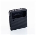 Чехол Magssory для Samsung Galaxy Z Flip4, кевлар (арамид), с магнитами, черный CFB009
