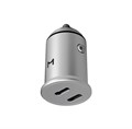 Автомобильное зарядное устройство Magssory 45W для двух устройств, с магнитным кабелем, серебро CCH002