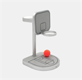 Беспроводное зарядное устройство 3 в 1 Magssory Basketball для Apple, с магнитами, с поддержкой Qi2 WCH032