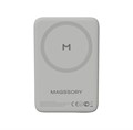 Беспроводной внешний аккумулятор Magssory Core 5K, с магнитами, совместимый с MagSafe, Silver PBN003_1