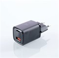 Компактное сетевое зарядное устройство Magssory 33W для двух устройств, с дисплеем и функцией быстрой зарядки, черное ACH004