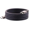 Магнитный кабель Magssory 60W USB-C, 1,2м, темно-серый CBL001_2