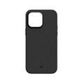 Противоударный чехол Magssory для iPhone 14 Pro Max, кевлар (арамид), с магнитами, совместимый с MagSafe, черный CFB011