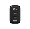 Сетевое зарядное устройство Magssory Digit 65W GaN, с дисплеем и функцией быстрой зарядки ACH009