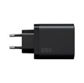 Сетевое зарядное устройство Magssory Digit 65W GaN, с дисплеем и функцией быстрой зарядки ACH009
