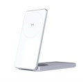 Складное беспроводное зарядное устройство Magssory Flip 3 в 1 для Apple, с магнитами, совместимое с MagSafe, серебро WCH014_2