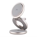 Складное беспроводное зарядное устройство Magssory Disc Signature Edition 3 в 1 для Samsung, с магнитами, титан WCH053_2