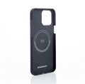 Чехол Magssory для iPhone 14 Plus, кевлар (арамид), с магнитами, совместимый с MagSafe, черный CFB003