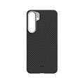 Чехол Magssory для Samsung Galaxy S24+, кевлар (арамид), с магнитами, черный CFB025