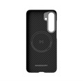 Чехол Magssory для Samsung Galaxy S24+, кевлар (арамид), с магнитами, черный CFB025