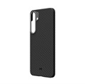 Чехол Magssory для Samsung Galaxy S24+, кевлар (арамид), с магнитами, черный CFB025