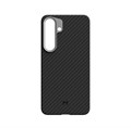 Чехол Magssory для Samsung Galaxy S24, кевлар (арамид), с магнитами, черный CFB024