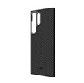 Чехол Magssory для Samsung Galaxy S24 Ultra, кевлар (арамид), с магнитами, черный CFB026