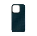 Чехол Magssory для iPhone 15 Pro, кевлар (арамид), с магнитами, совместимый с MagSafe, синий CFB015_2