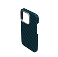 Чехол Magssory для iPhone 15 Pro, кевлар (арамид), с магнитами, совместимый с MagSafe, синий CFB015_2