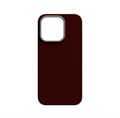 Чехол Magssory для iPhone 15 Pro, кевлар (арамид), с магнитами, совместимый с MagSafe, красный CFB015_4