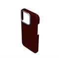 Чехол Magssory для iPhone 15 Pro, кевлар (арамид), с магнитами, совместимый с MagSafe, красный CFB015_4