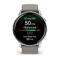 Умные часы Garmin VENU 4 45 мм, корпус: серебристый (Silver), с серым силиконовым ремешком (Silver Gray) 3127327