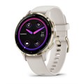 Умные часы Garmin VENU 3s 41 мм, корпус: золотистый (Soft Gold), с силиконовым ремешком цвета слоновая кость (Ivory Case) 2700296