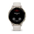 Умные часы Garmin VENU 3s 41 мм, корпус: золотистый (Soft Gold), с силиконовым ремешком цвета слоновая кость (Ivory Case) 2700296