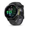 Умные часы Garmin FORERUNNER 970 47 мм, корпус: угольно-серый (Carbon Gray Titanium), DLC-покрытие, с черным/серым силиконовым ремешком 2947803