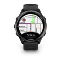 Умные часы Garmin FORERUNNER 970 47 мм, корпус: угольно-серый (Carbon Gray Titanium), DLC-покрытие, с черным/серым силиконовым ремешком 2947803