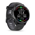 Умные часы Garmin FORERUNNER 970 47 мм, корпус: угольно-серый (Carbon Gray Titanium), DLC-покрытие, с черным/серым силиконовым ремешком 2947803