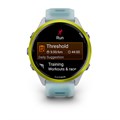 Умные часы Garmin FORERUNNER 570 47 мм, корпус: ярко-желтый (Amp Yellow), с бирюзовым силиконовым ремешком 2720868